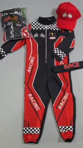 ชุดแฟนซีเด็ก ชุดนักแข่งรถเด็ก ชุดอาชีพ racing kid (FANCY548)