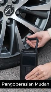 Pompa Ban Motor Mobil Elektrik Inflator Udara Mini Pompa Portable Kompresor Kekinian ST-5522-C