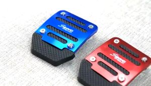 Universal Anti-Slip Brake and Gas Accelerator Pedal Covers Replacement Car Accelerator Modified Pedal Manual Car Pedal