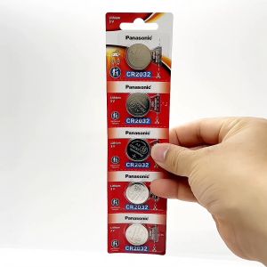 Vỉ 5 Viên Pin CR2032 Panasonic Lithium 3V Made In Indonesia  - Hàng Chính Hãng