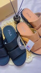 Sandal Pria Filla Terbaru Sendal Pria Slop Kekinian Sendal Casual Cowok Sandal Slide Pria Sandal Filla Cowok Sandal Cowok Slip On Terkini