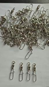 Khóa Xoay Bằng Thép Không Gỉ Siêu Bền Chịu Nước Thấp Chống Rối Lý Tưởng Cho Mồi Câu Lớn Câu Cá Lớn.