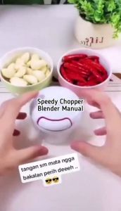 Blender Mini Chopper Cooper: Alat Blender Multifungsi & Pencacah Bawang Cabe Daging