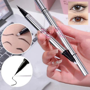 【Perfect Sunfeel】Dual-head Waterproof Eyeliner Correction Pen Long Lasting Liquid Wild Eyeliner Tattoo Sweat-proof Microblade Eye Liner Makeup
