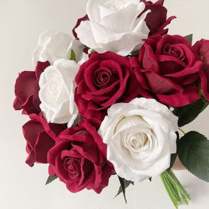 10pcs l Flower Girl Friend Valentines Day Gift Anniversary Flower Set Fake Rose Soap Flower Wedding Decor