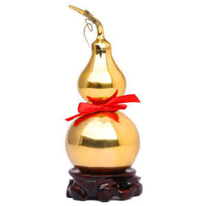 DINGFENGGE | Wealth Attracting Brass Gourd Ornament