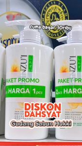 BELI 1 Sabun Cair Shinzu 500ML GRATIS 1 Magic Deodorant kemasan repack botol Pump PREMIUM