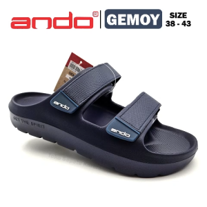 Sandal Anak Remaja Laki Laki – Sandal Pria Dewasa – ANDO – GEMOY – Size 38-43 – Slip On – Slop – Casual – Outdoor – Fashion Navy
