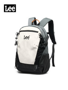 Lee Mens Large Capacity Outdoor Travel Backpack Double Shoulder Bag Computer Bag School Bag Waterproof Polyester for Youth