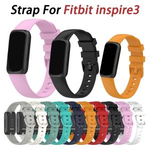 Soft Silicone Strap For Fitbit inspire 3 Band Bracelet Smart Watchband New Color Wristband For Fitbit inspire 3 Strap