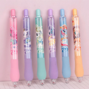 Pen My Little Pony Sponge Soft Grip Press Gel Pen ST 0.5mm Black Ink Fast Dry Ballpoint Student