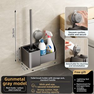 MOSHANG | Wall-Mounted No-Corner-Miss Toilet Brush