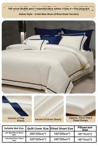 Mercury | Luxurious 140s Double Yarn Bedding Set