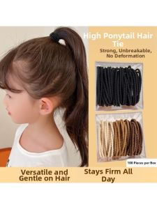 JIUDUOLAN | Black Hair Ties for Girls