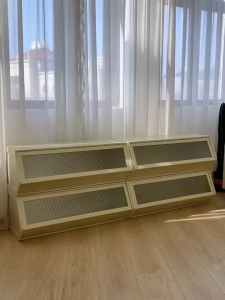 Storage Cabinet Nordic Modern Bamboo Living Room Bedroom Sofa Side Table Display Floor Book Shelf Space Saving Organizer Storage Rack