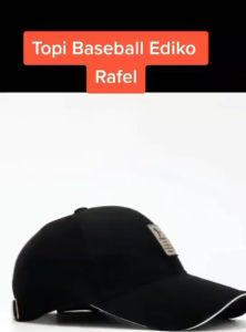 Topi Baseball Label Kulit Premium Olahraga Kasual Fashion Dapat Disesuaikan untuk Pria & Wanita