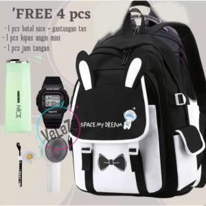 Tas ransel sekolah anak BANYAK BONUS NYA motif terbaru BUNNY tas sekolah anak