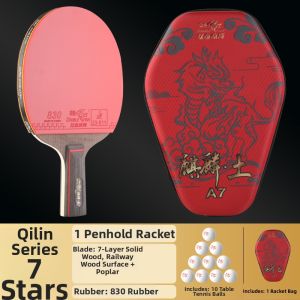 Double Fish | High Adhesion & Elastic Junior Table Tennis Racket