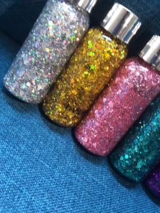 Glitter Body Gel 8 Colors Untuk Wajah Badan Berkilau Art Cosmetic Dance Make Up Tool 35g