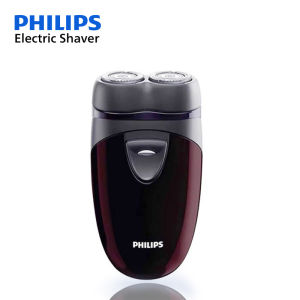Philips Electric Shaver PQ206 Battery Power Mini Size Portable Beard Trimmer Mens Grooming Double Cutter Head Floating Razor