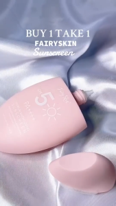 BUY 1 TAKE 1 Fairy Skin Premium Brightening Sunscreen SPF 50+++ WhiteningLightweight No White Cast