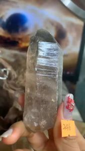 Viên đá Thạch Anh vàng trà tự nhiên trụ tinh thể gậy năng lượng cực mạnh vũ trụ 746