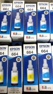 หมึกเติมแท้ หมึกเติม epson 664 หมึกสี Epson T664 ของแท้ศูนย์