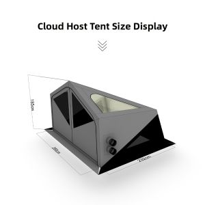 BLACK DRAGON | Professional Outdoor Camping Geodesic Tent Easy-to-Setup
