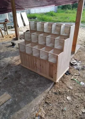 rak toples buah/ meja seblak prasmanan