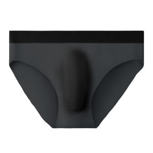 3D Punch Men Underwear Ice Silk Underwear Mens Briefs Summer Ultra-Thin Underpants Sports Breathable Underpants