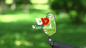 Gương Chiếu Hậu Xe Đạp An Toàn Góc Rộng WEST BIKING 1 Chiếc 360 Độ ° Gương Chiếu Hậu Xe Đạp MTB Có Thể Điều Chỉnh Được Ống Kính Acrylic Lồi HD