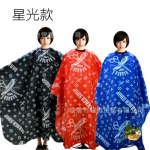 คอยืด ผ้าคลุมตัดผม หลักการใช้งาน ผ้า Barber ช่างตัดผม สีผม ทำผม ผ้าคลุมตัดผม