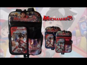 Tocotaz Tas Ransel Anak TK SD Mechamato Boboiboy Dengan tempat botol