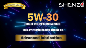 Shenzo 5W30 100% Fully Synthetic Premium Original Racing Engine Oil/Minyak Hitam 5/4/1 Liter/Mileage 15000km/Engine Oil Additive