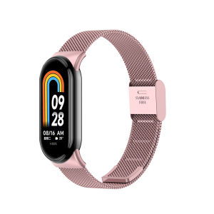 Milanese Loop Metal Mesh Strap for Xiaomi Mi Band 8 9 NFC Fashion Smartwatch Bracelet for Miband 8 Correa Replacement Wristband