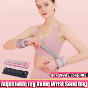 New Sandbag Leggings 2pcs 1/2/3kg Adjustable leg Ankle Wrist Sand Bag Workout Weight Training Sand Bag 綁腿沙袋負重跑步訓練