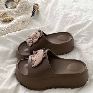 EVA High Heel Sandals Womens Summer Beautiful Soft Bottom Thick Heel Beach Anti-Slip Casual Style Daily Wear Comfortable