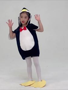 Childrens Performance Costume Cartoon Little Penguin Dance Performance Clothes Cos Styling Boys Girls Toddler Outfits