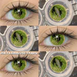 EyeShare | EYESHARE 1 Pair Cosplay Contacts Lenses for Eyes Soft Halloween Anime Blue Lenses Green Eye Contacts Yearly Use Cosplay Lenses