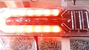 Lampu LED Stop Rem Belakang Mobil Truk Pickup L300 Carry Grandmax 30cm 12volt Universal Running Sein