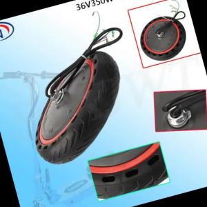Wear-Resistant Solid Tire Motor 36V 350W Front Wheel Drive Motor 8.5 Inch Electric Scooter Motor