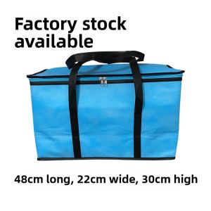 Blue Large Thickened Insulated Carriage Bag Seafood Picnic Bag Genuine Product Refrigeration Bag Outdoor Storage Organizer