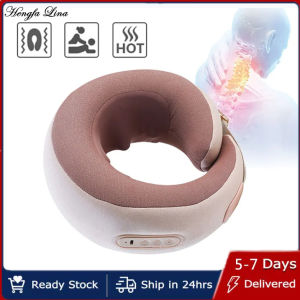 Hengfa Lina Electric heated Neck Massager U shaped Pillow Multifunctional Portable Cervical Massager Outdoor Home Car Relaxing Massage