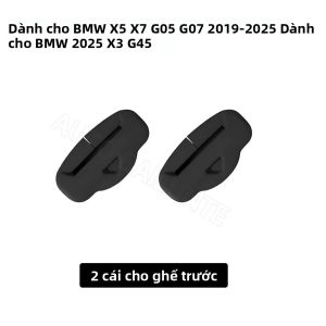 Phụ Kiện Nội Thất Chống Va Chạm Bảo Vệ Khóa Dây An Toàn Xe Hơi Bằng Silicon Mềm BMW X5 X7 G05 G07 2019-2025 X3 G45