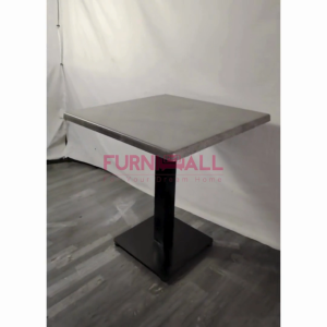 Furnimall Durable Super Top Dining Table Premium Restaurant Table Cafe Table Solid Meja Makan Kafe