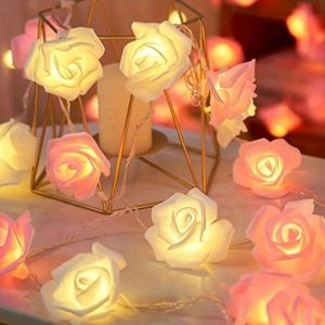 1.5M10LED/3M20LED Rose Light String Battery Powered Suitable For Wedding Valentines Day Birthday Decoration