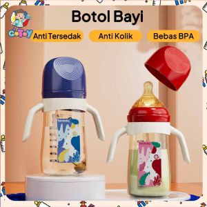 YAHABABY 3in1 Botol Minum Anak Lucu Botol Minum Bayi Cup Baby Botol Minum Karakter Anti Tumpah BPA Free