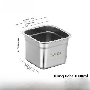 Hộp Đựng Gia Vị Bằng Thép Không Gỉ 304 Hũ Đựng Dầu Mỡ Hũ Đựng Dầu Cay Hũ Đựng Dầu Đỏ Hũ Đựng Dầu Dùng Cho Gia Đình Và Thương Mại Hũ Đựng Gia Vị Vuông