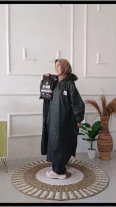 Mantol Jas Hujan Model Ponco/Kelelawar/Betmen Bahan Parasut Premium Atasan Saja