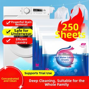 Stain Removal Fragrance Bacterial and Scale Remover Laundry Sheets